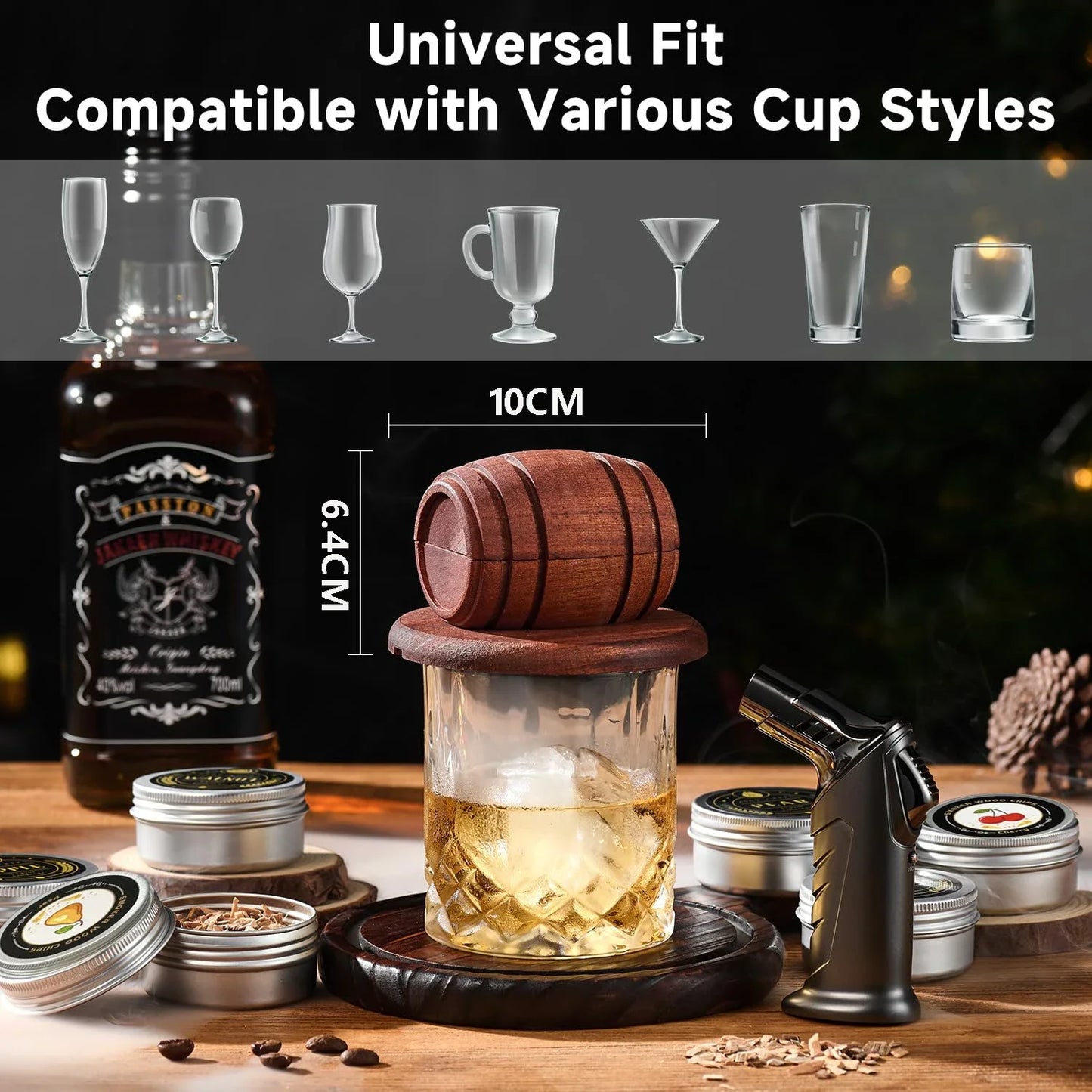 Bourbon Breeze Smoker Set