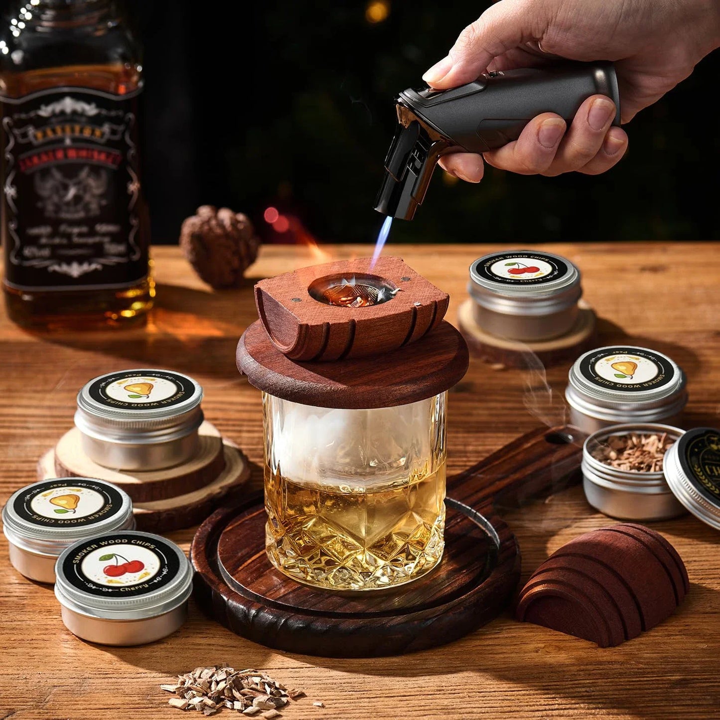 Bourbon Breeze Smoker Set